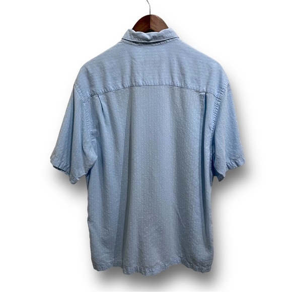 Tommy Bahama Men's Tencel Floral Pattern Button Up Shirt Blue Size XL 23x30 - Picture 2 of 4